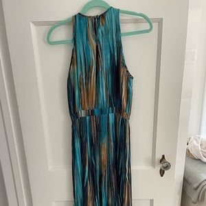 Floor length empire waist gown